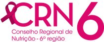 O logotipo do crn 6 é laranja e verde em um fundo branco