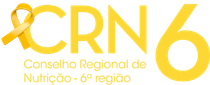 O logotipo do crn 6 é laranja e verde em um fundo branco