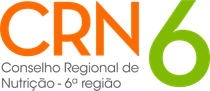 O logotipo do crn 6 é laranja e verde em um fundo branco