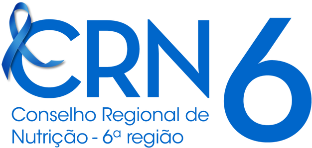 O logotipo do crn 6 é laranja e verde
