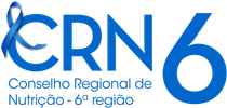O logotipo do crn 6 é laranja e verde em um fundo branco
