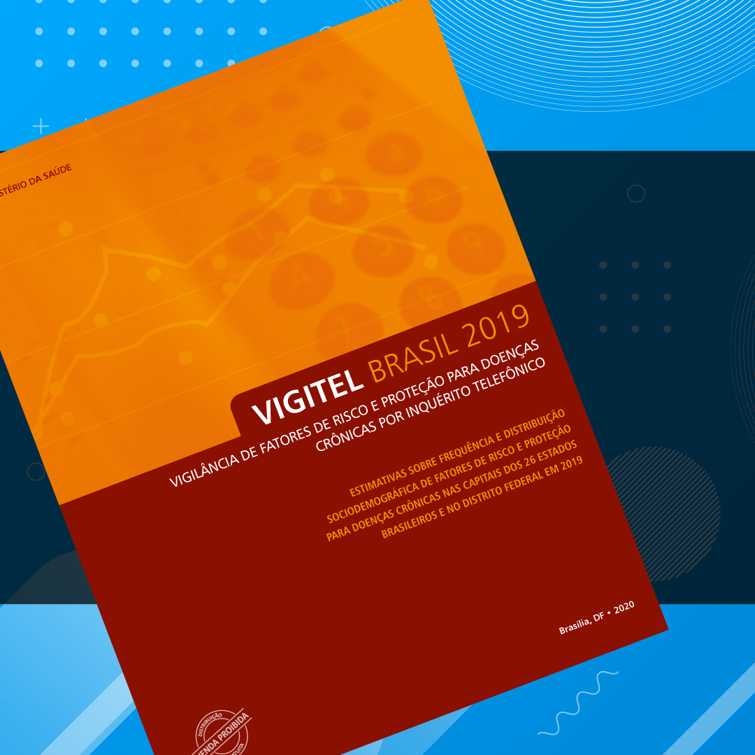 Um livro vermelho e laranja intitulado vivitel brasil 2019