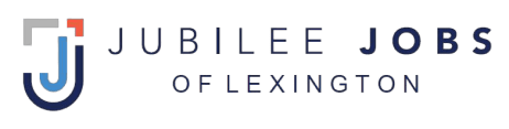 The jubilee jobs of lexington logo is shown on a white background.
