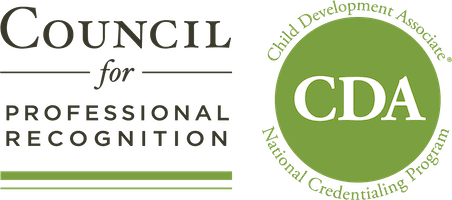 The logo for the council for professional recognition is green and white.