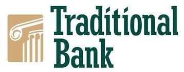 The logo for traditional bank has a pillar on it.