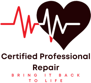 A logo for certified professional repair bring it back to life
