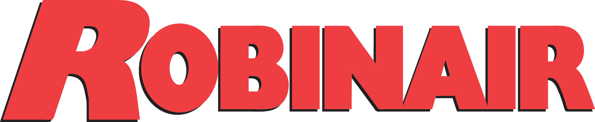 Logo Robinair en caractères noirs sur fond blanc.