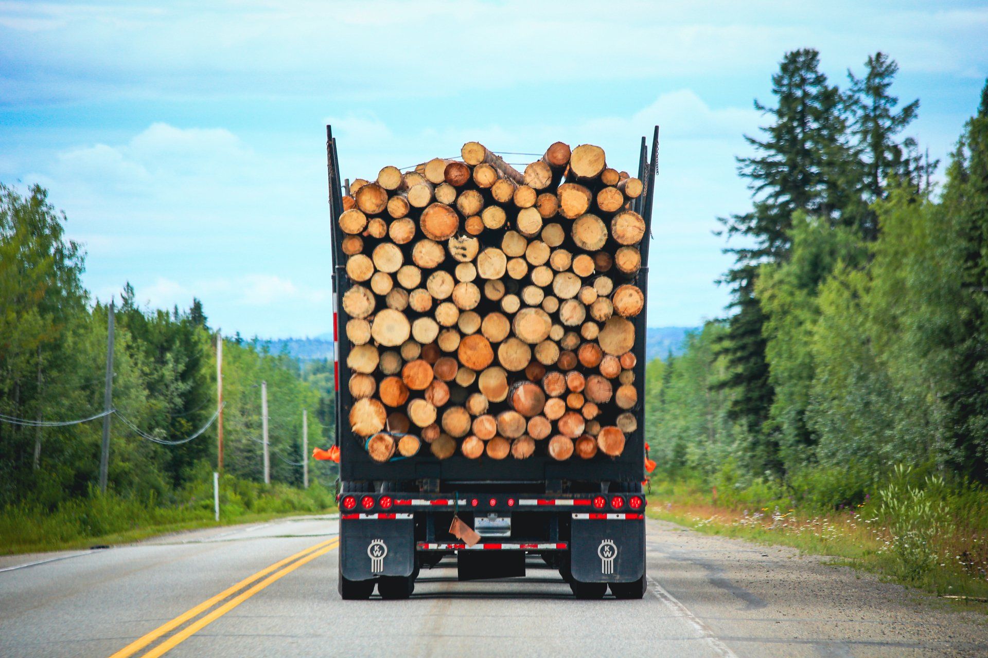 logging truck requires insurance on road