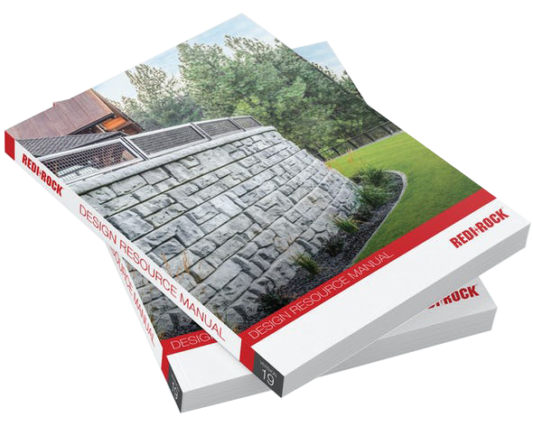 A design resource manual is stacked on top of each other