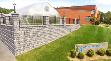 A building with a sign that says north elementary