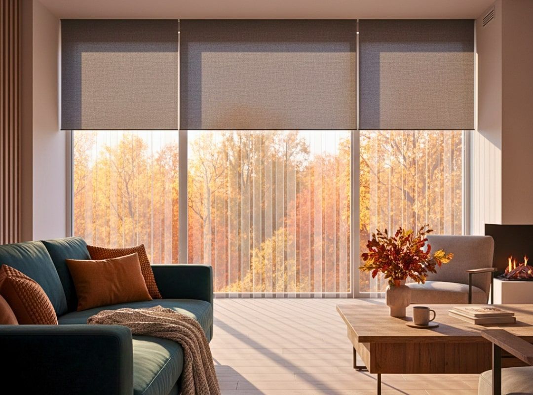 roller shades window treatment