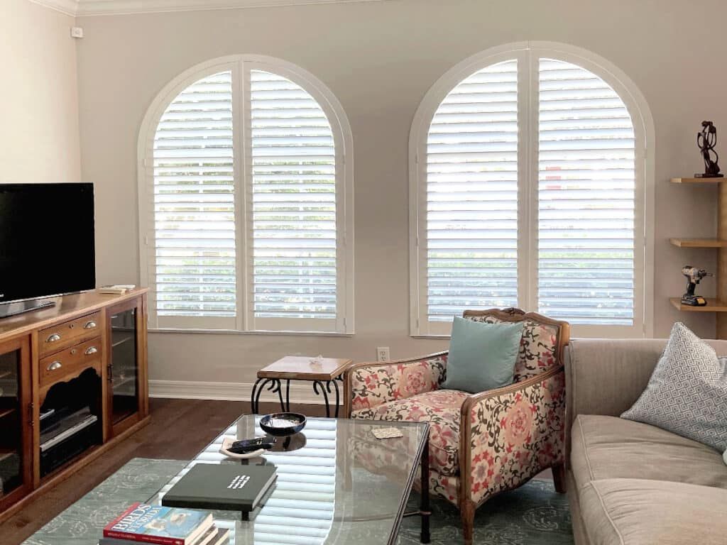 Custom Arched Shutters