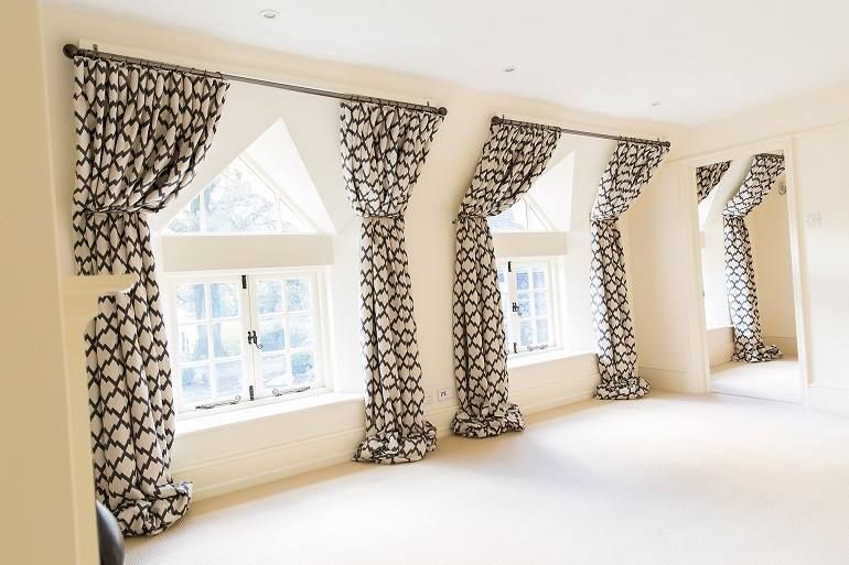 4. DIY Curtain Ideas for Angled Windows