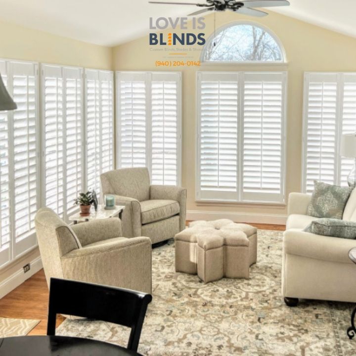 Beautiful Home Shutters in Denton Tx by Love is Blinds