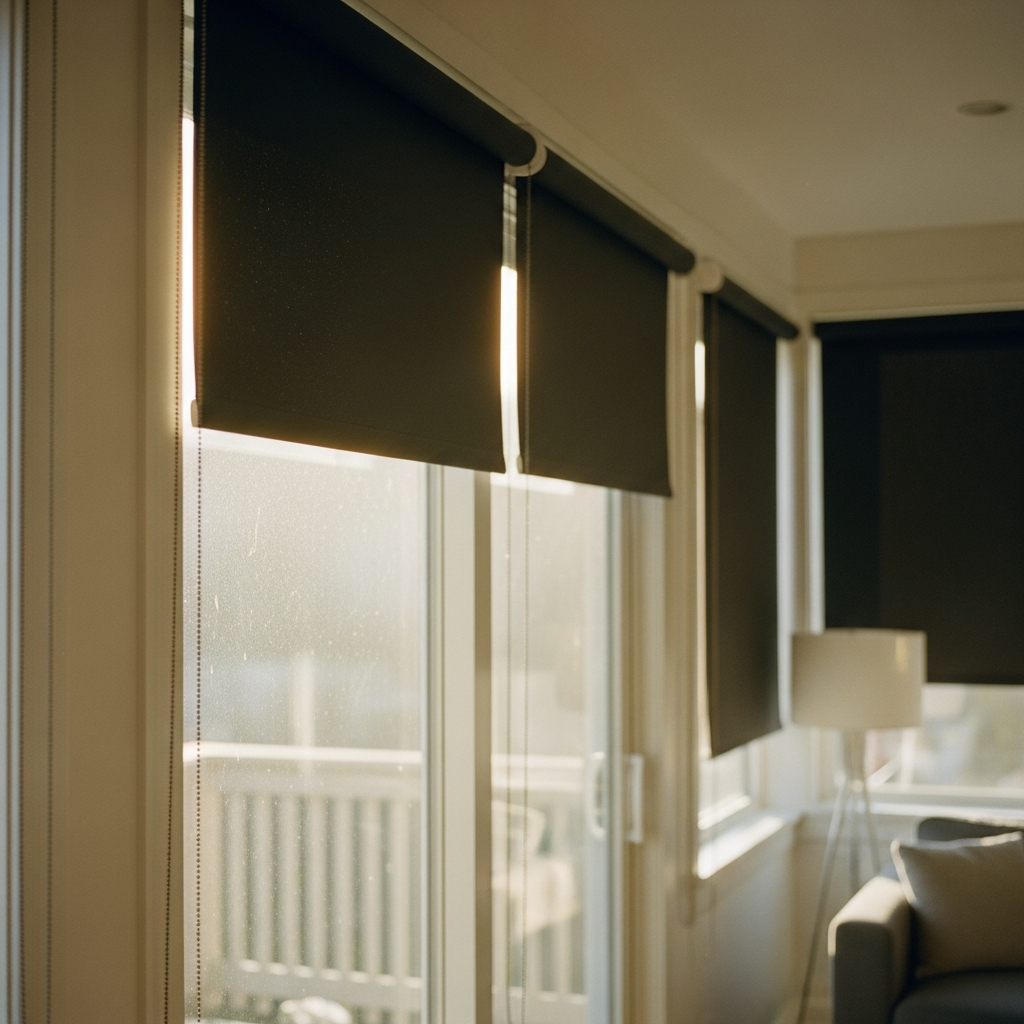 Blackout Roller Shades – Maximum Privacy & Light Blocking