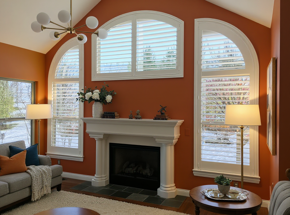 Custom Arched Shutters