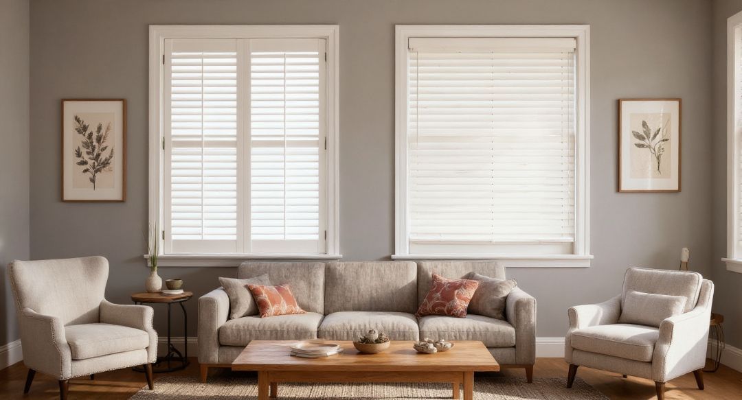 Home Office window treatment Shutter