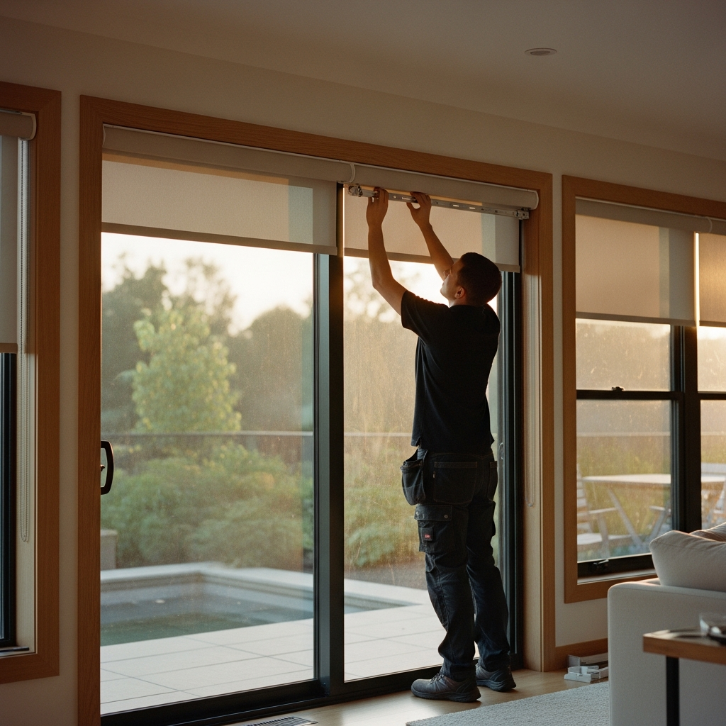 How to Install Roller Shades on Sliding Glass Doors