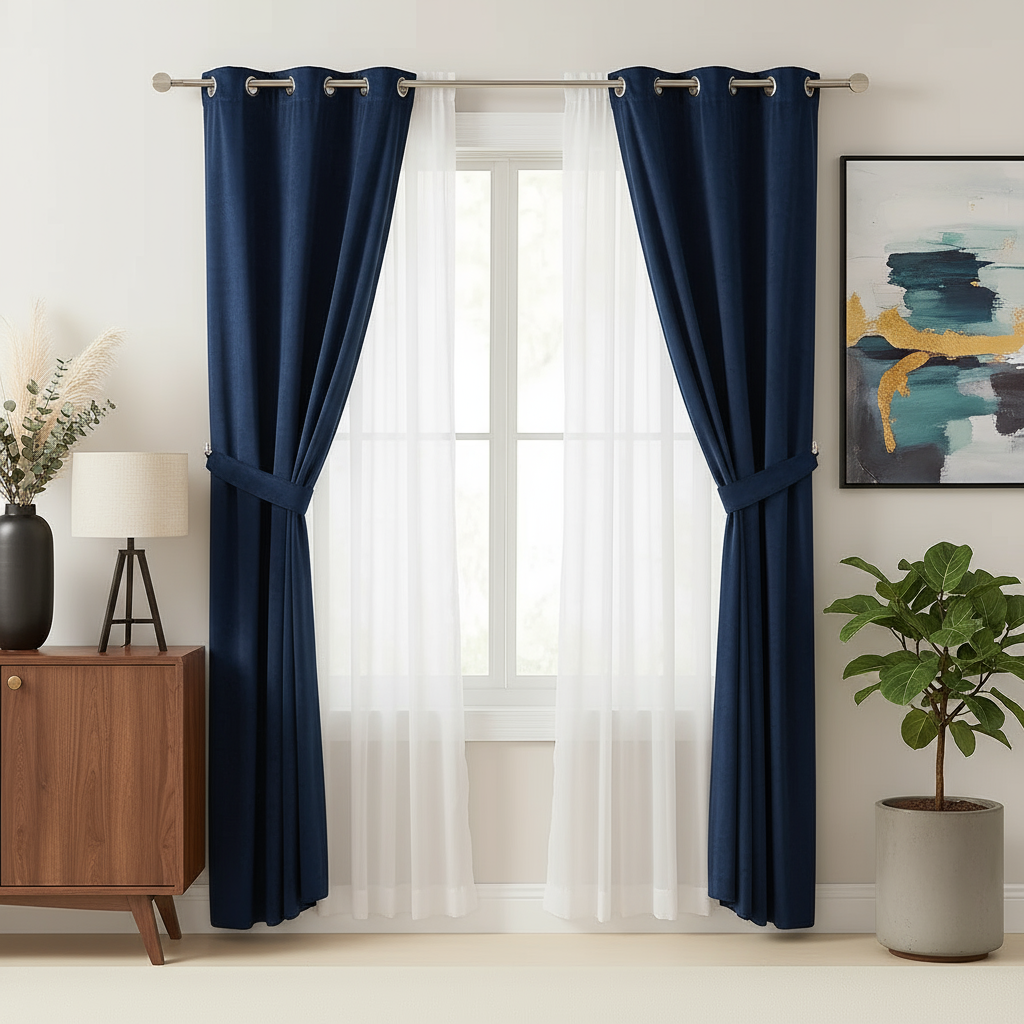 Layered Curtains and Sheers