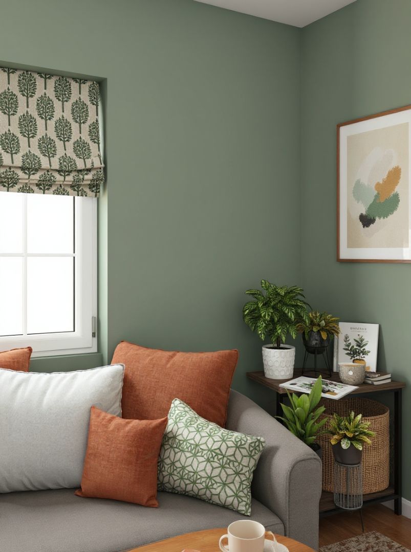2. Roman Shades – Elegant Fabric Folds for Compact Spaces