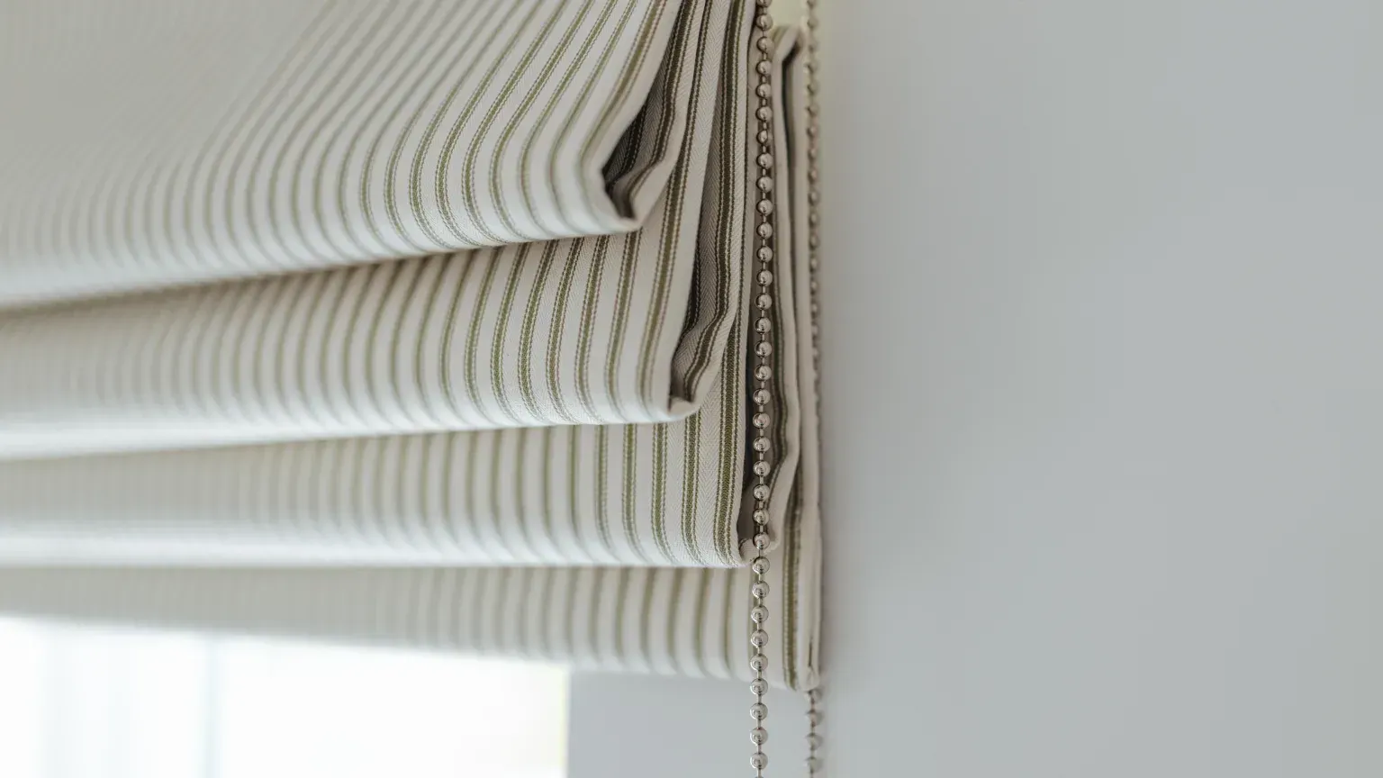 4. Roman Shades with Thermal Lining