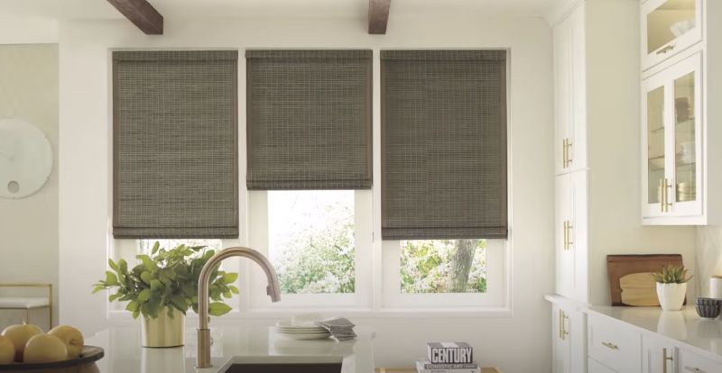 window-treatment woven wood shades Love is Blinds