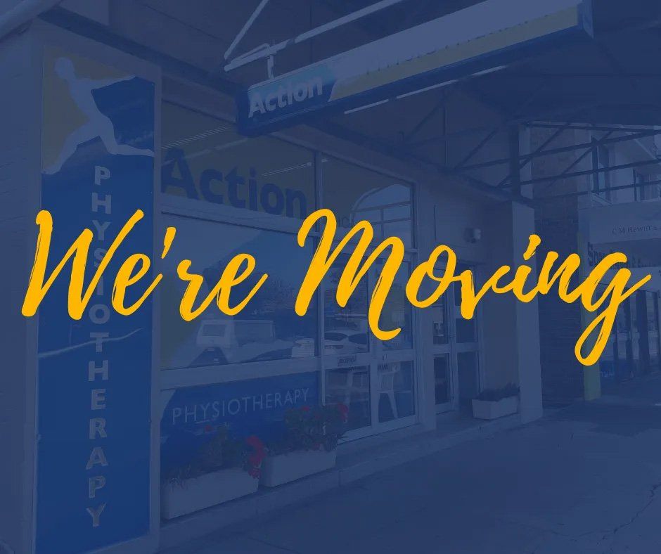 A Sign that Says We're Moving on It — Action Physiotherapy in Cooks Hill, NSW