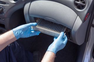 Broken Glass — Replacing the cabin air filter in Warminster, PA