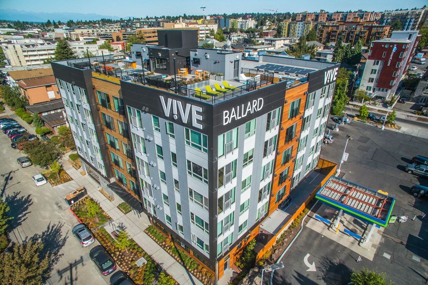 Vive Exterior Apartments in Seattle, WA