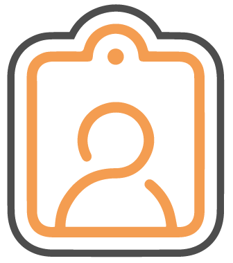 A picture of a person in a picture frame.