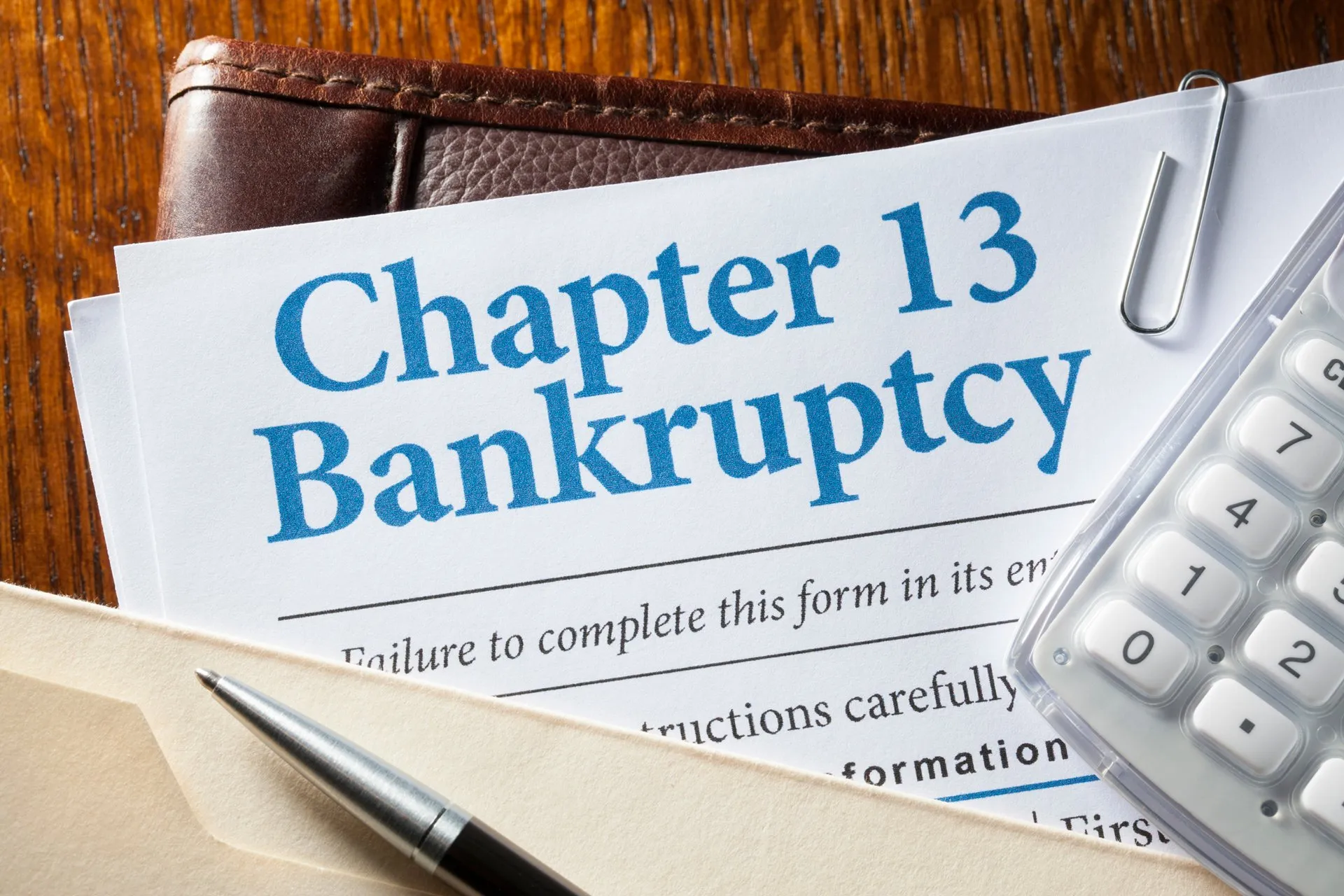 Chapter 13 Bankruptcy Papers