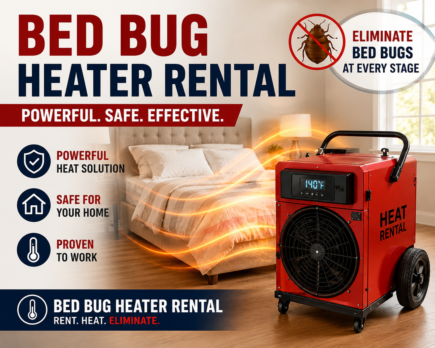 Bed Bug Heater Rental