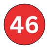 The number 46 is in a red circle on a white background.