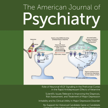 The cover of the american journal of psychiatry