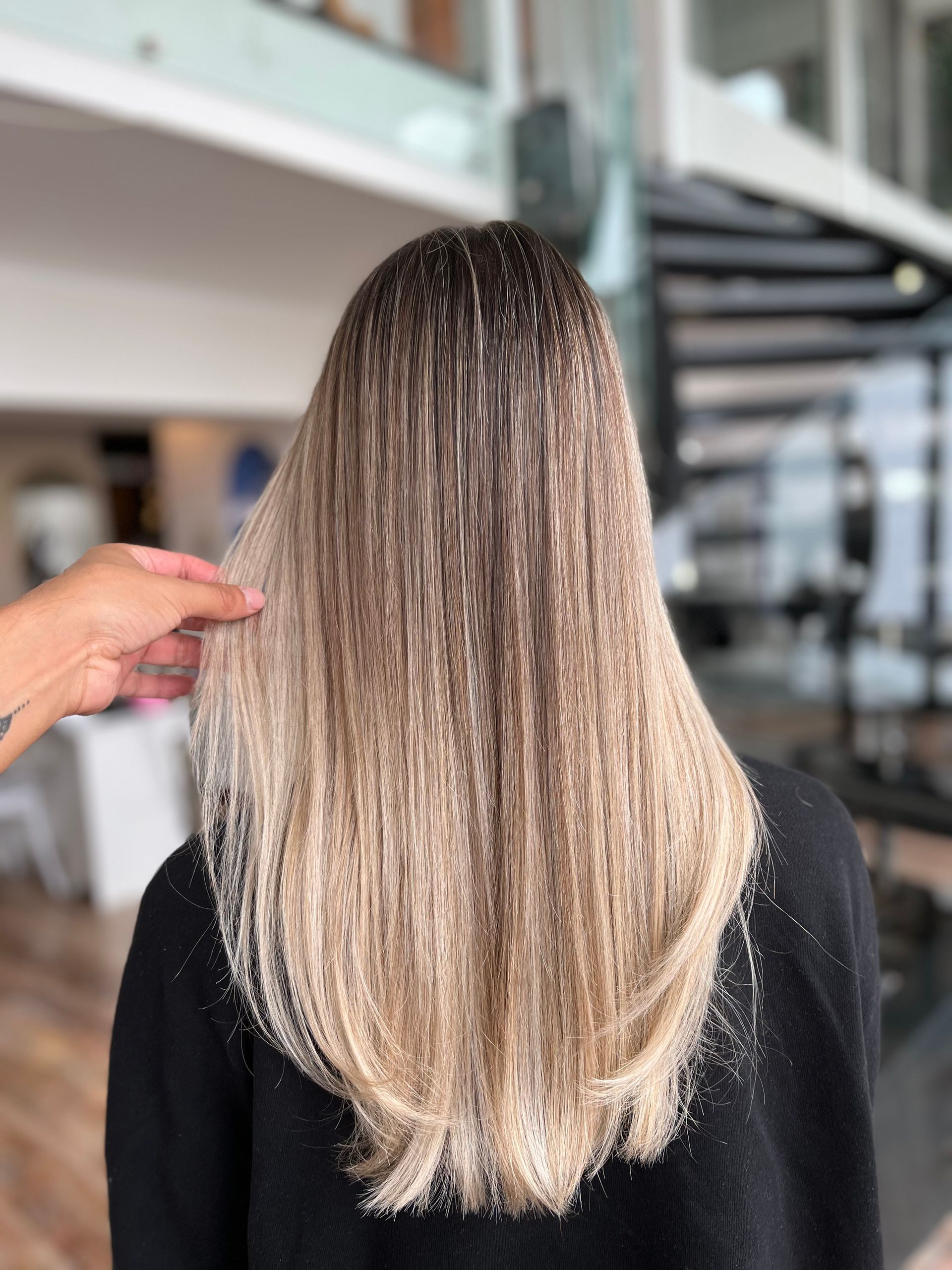 Baby Blond Vainilla Efecto Degradado