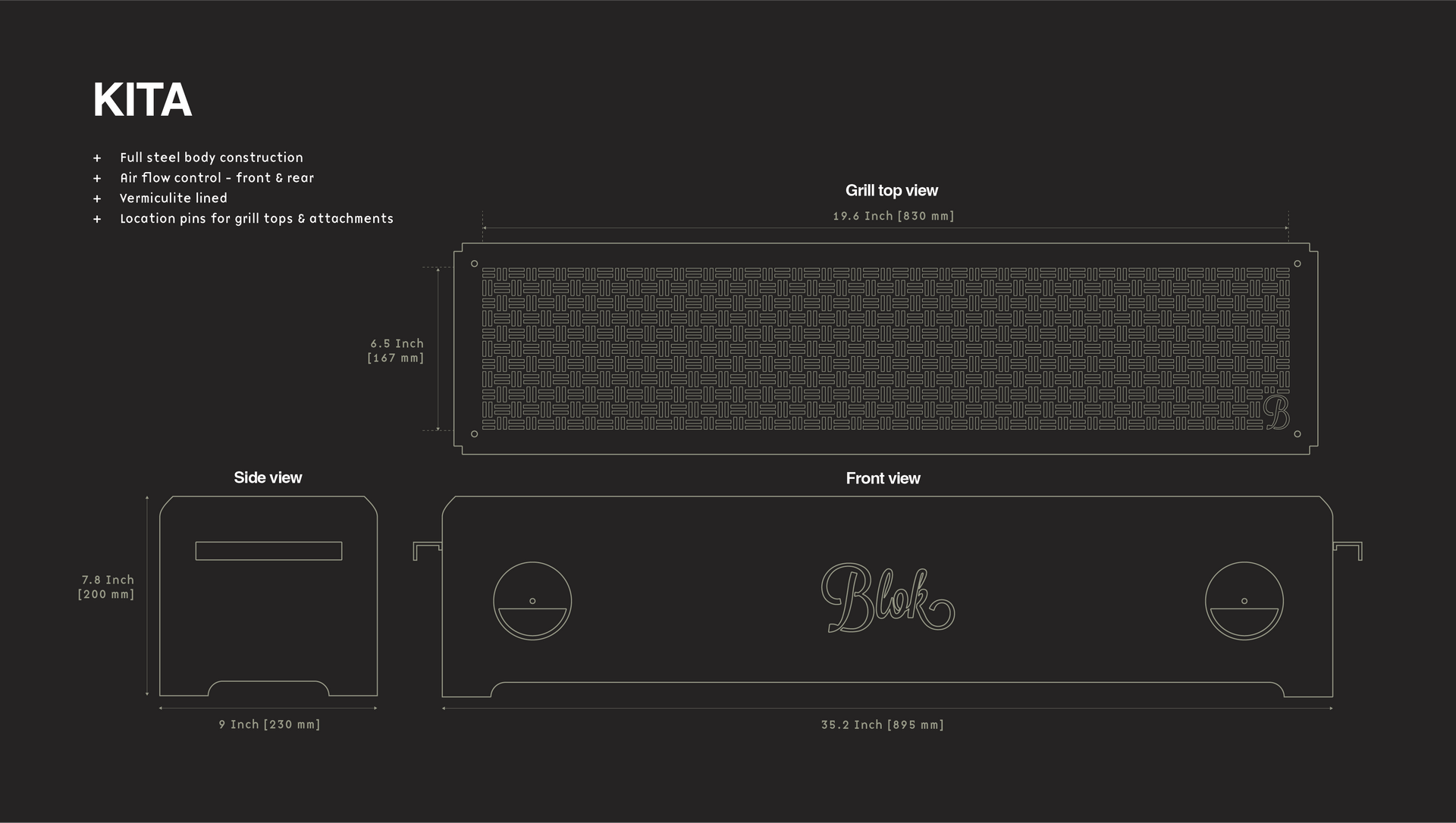 Kita Table Grill Design