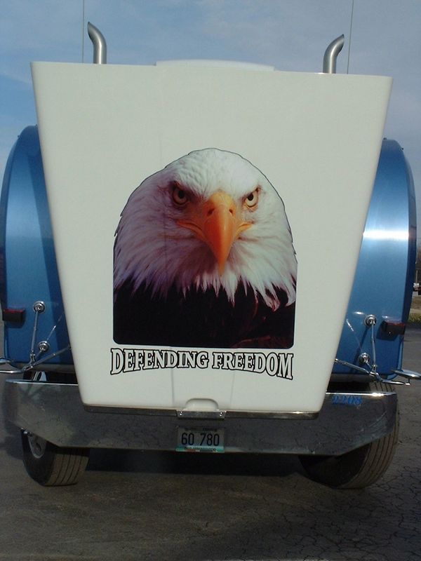 Defending Freedom Eagle Logo — Springfield, MO — Stripes and Stuff Graphics