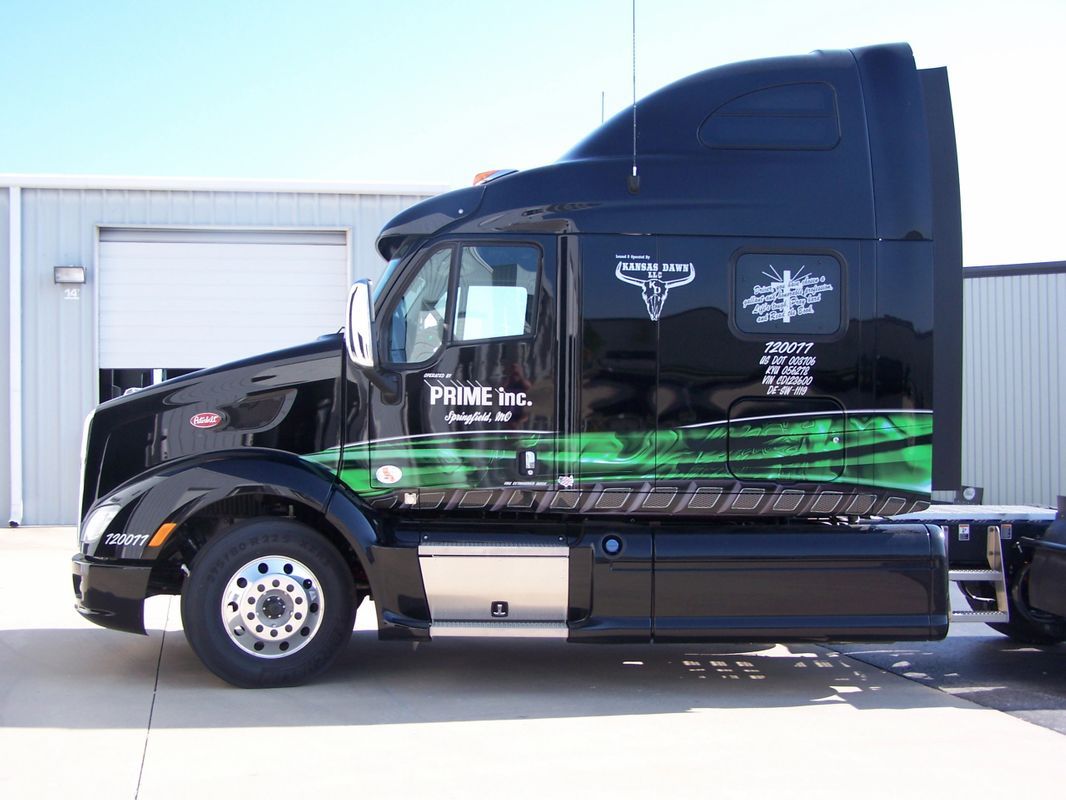 Black Kansas Prime Truck — Springfield, MO — Stripes and Stuff Graphics