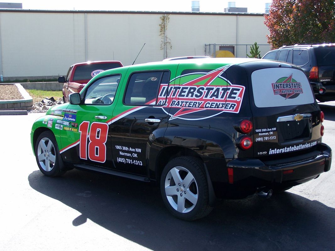 Interstate Batteries Vehicle — Springfield, MO — Stripes and Stuff Graphics