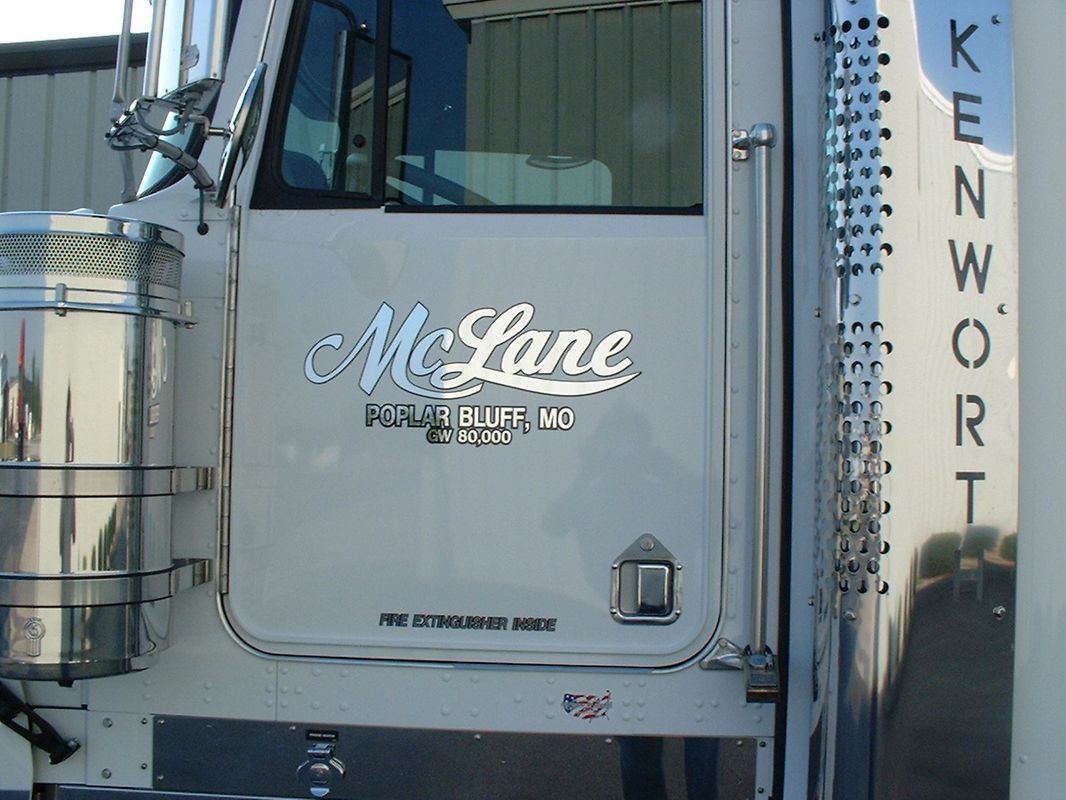 Gray McLane Truck — Springfield, MO — Stripes and Stuff Graphics