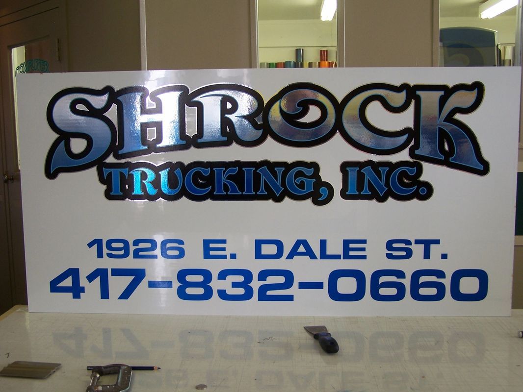 Shrock Trucking Logo Design — Springfield, MO — Stripes and Stuff Graphics