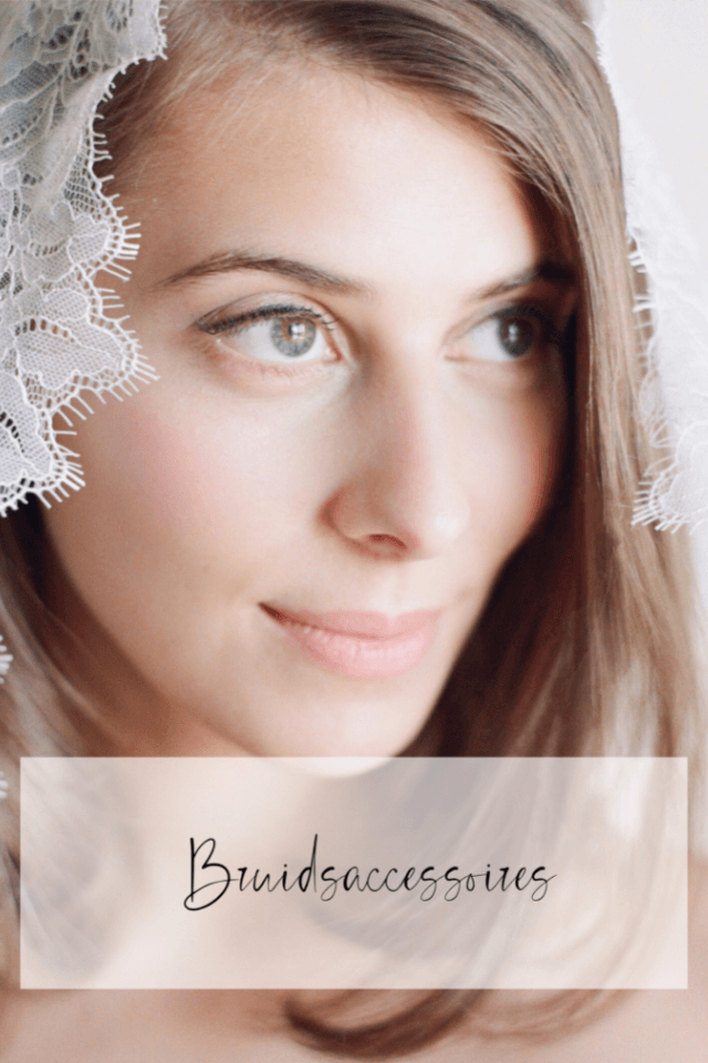 Bruidsaccessoires, sluier, haaraccessoire, bruidsschoenen