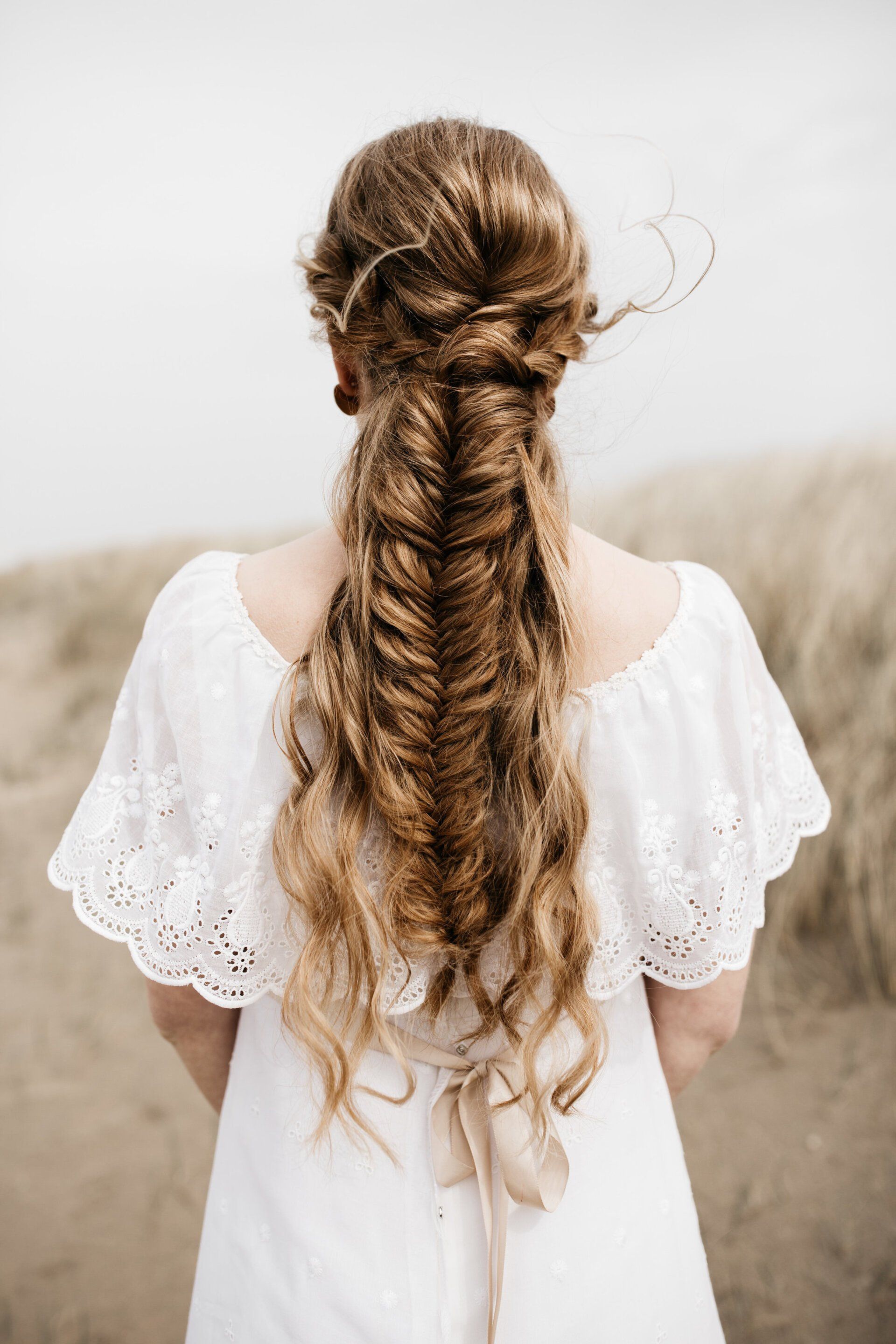 Bruidskapsel met vlecht