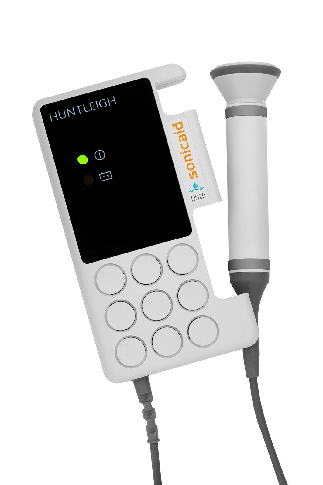 a sonicaid D920 Doppler with a fetal probe attached to it