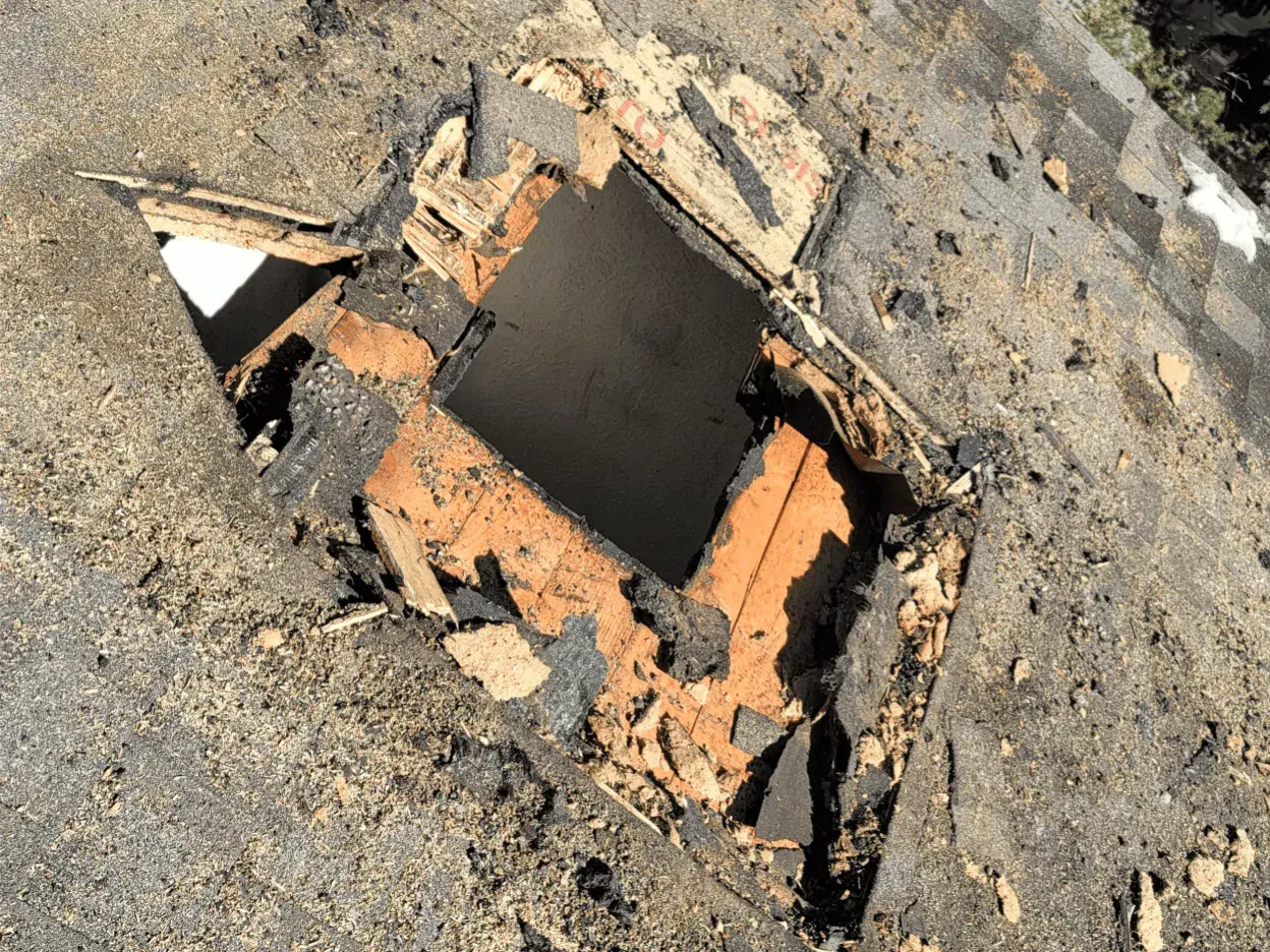 man with hard hat talking with customer