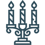 Icona candelabro