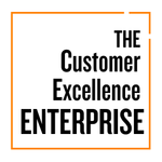 A black and orange logo with the words cxe 7 on a white background.