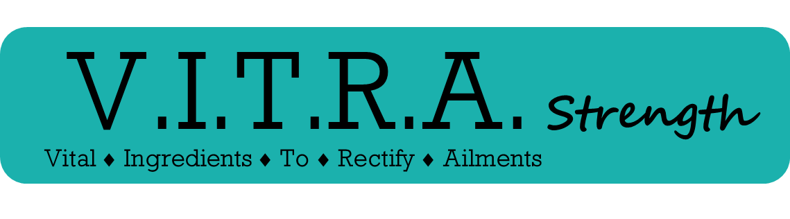 VITRA-Strength meal replacement banner.