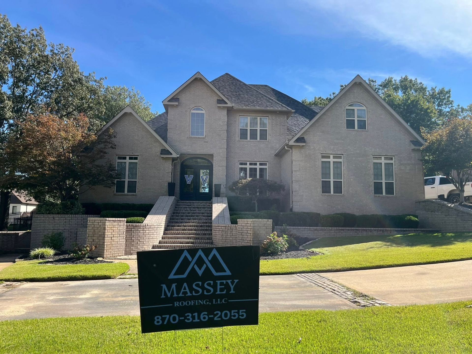 new roof on home from massey roofing