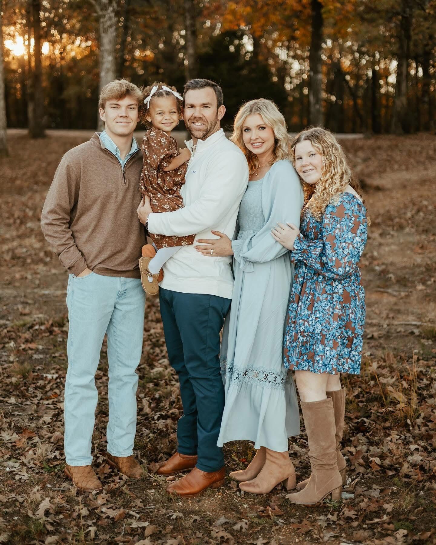 massey roofing owner with his wife and kids